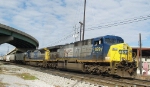 CSX 699 and 7645 Working Yard at Mobile